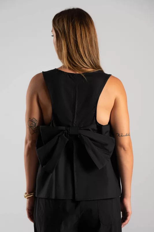 Blouse Sleeveless Bow