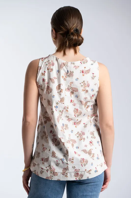 Μπλούζα Αμάνικη Floral Paisley