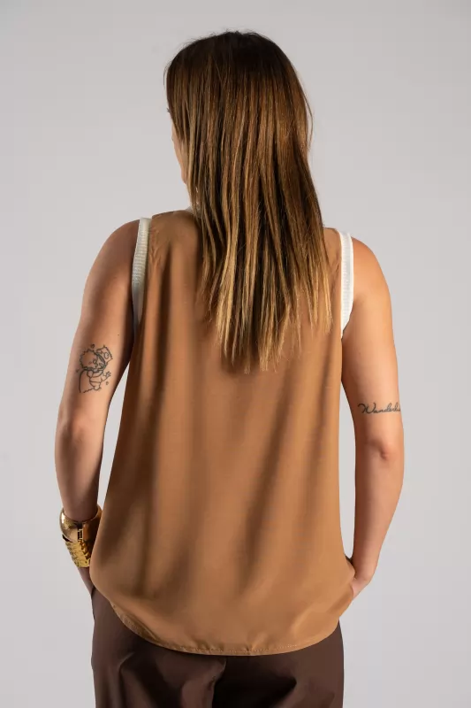 Μπλούζα Αμάνικη Lurex