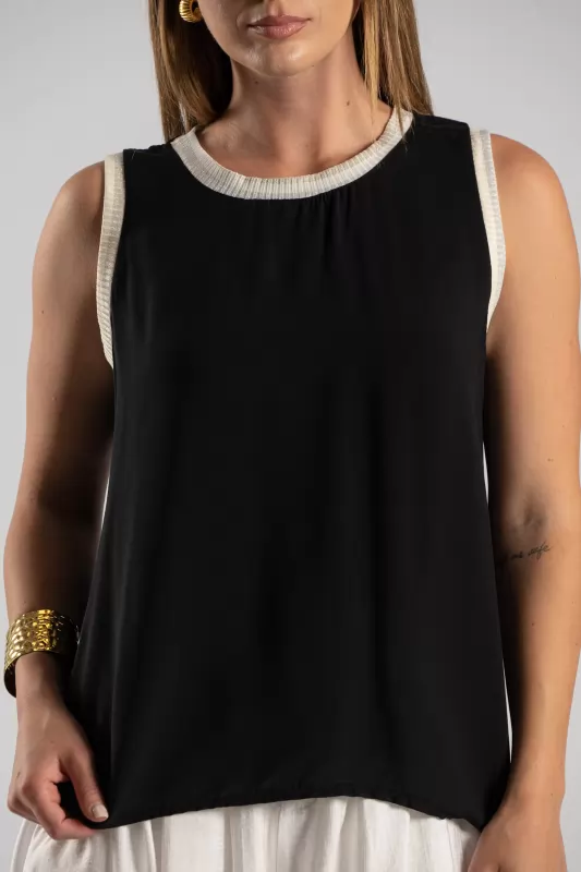 Μπλούζα Αμάνικη Lurex