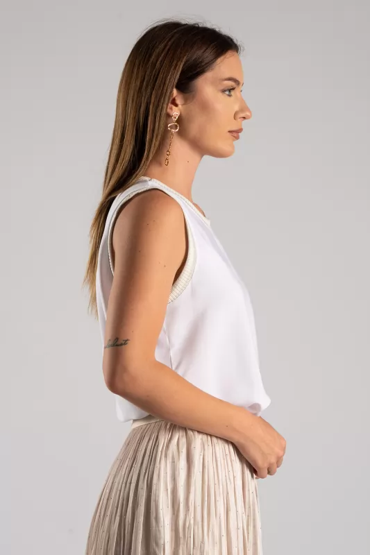 Μπλούζα Αμάνικη Lurex