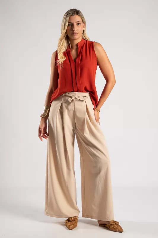 Blouse Mao Sleeveless 