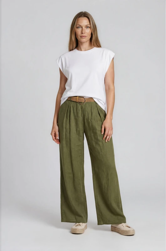 Catherine Solid-Color Sleeveless Blouse
