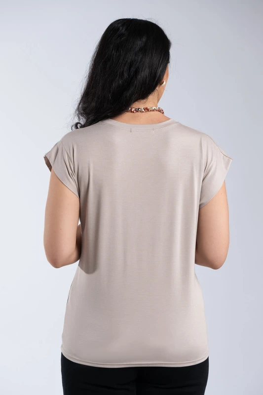 Catherine Solid-Color Sleeveless Blouse