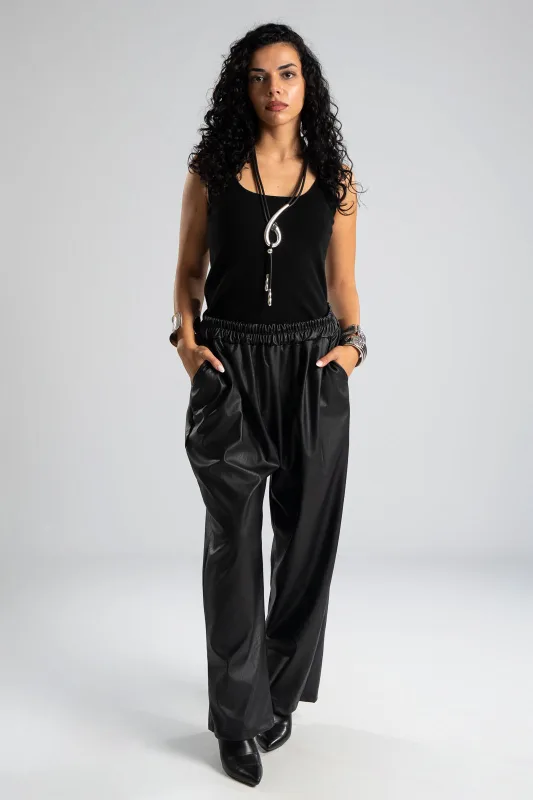 Blouse Sleeveless Knitted Plain