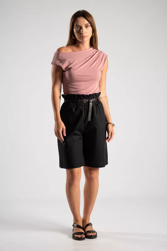 Blouse Sleeveless Drape