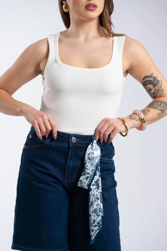 Rib Basic Sleeveless Top