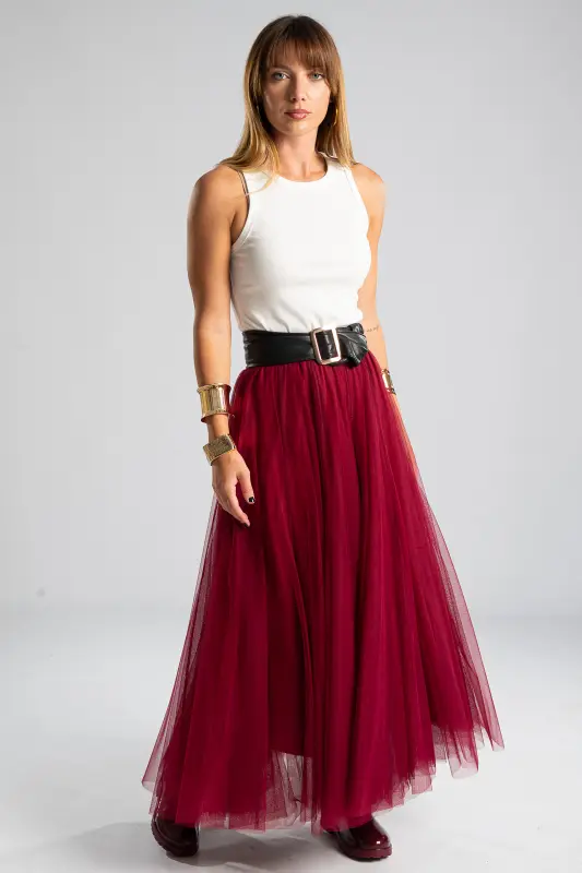 Blouse Sleeveless Rib Solid Color