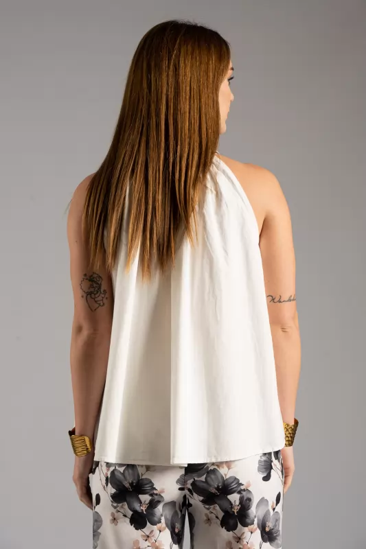 Blouse Sleeveless Cotton