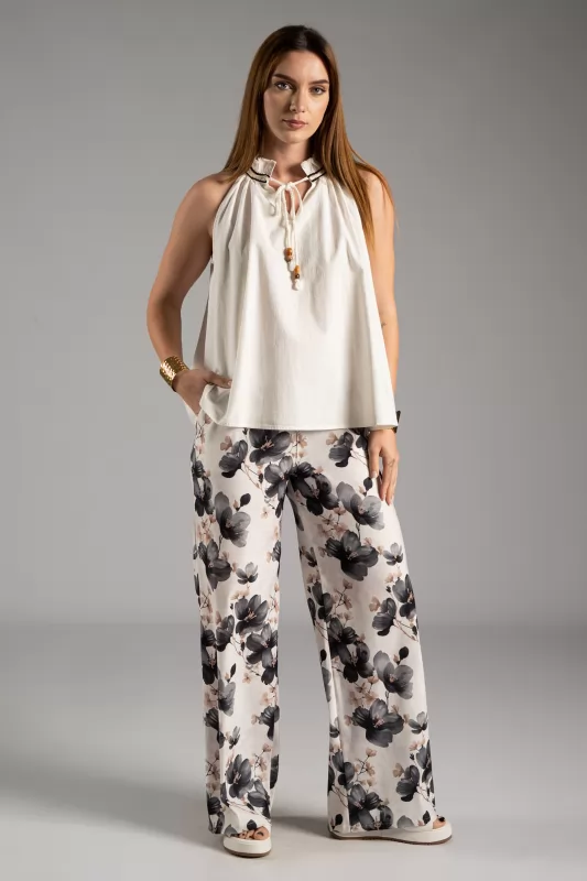 Blouse Sleeveless Cotton