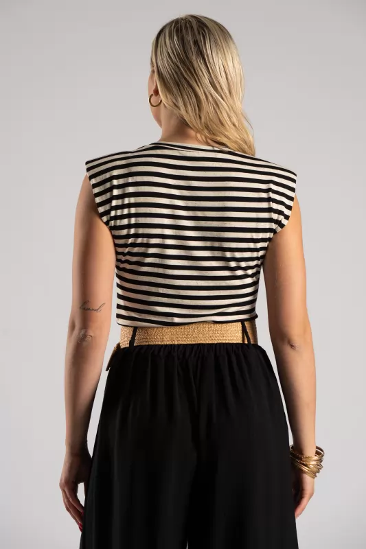 Blouse Sleeveless Bats