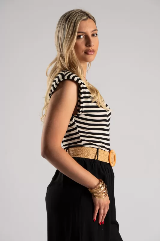 Blouse Sleeveless Bats