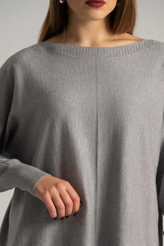 Blouse Embossed Knitting Sleeves