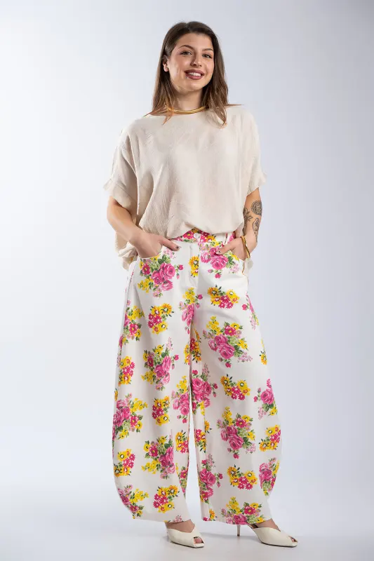 Asymmetrical Batwing Sleeve Blouse 
