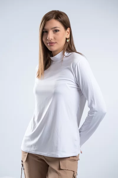 Μπλούζα Basic Lupeto Λευκή