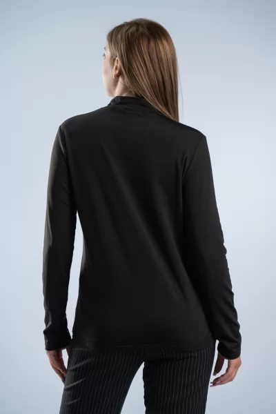 Μπλούζα Basic Lupeto Μαύρη