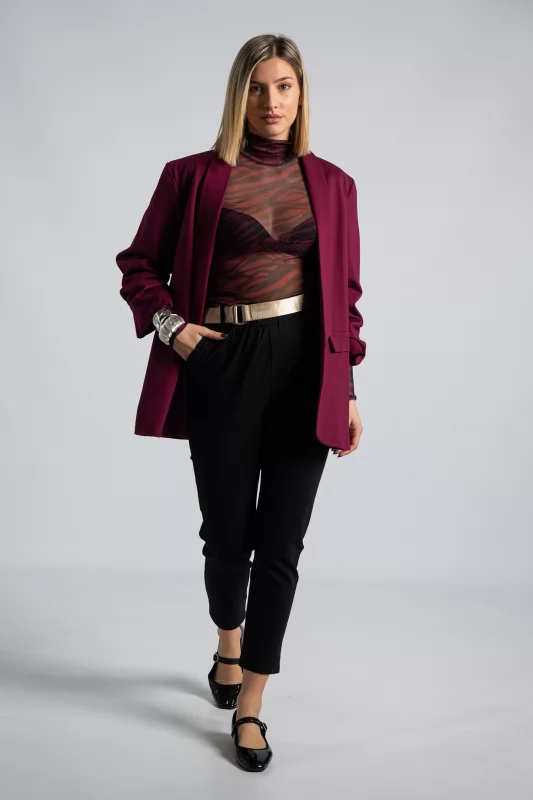 C-Throu Blouse Zebra