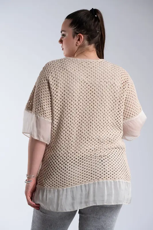 Crochet Blouse C-Through Details 