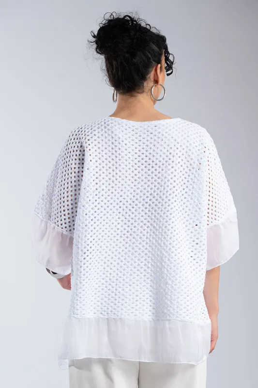 Crochet Blouse C-Through Details 