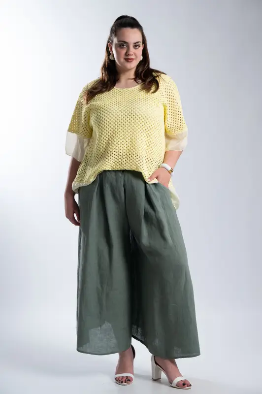 Crochet Blouse C-Through Details 