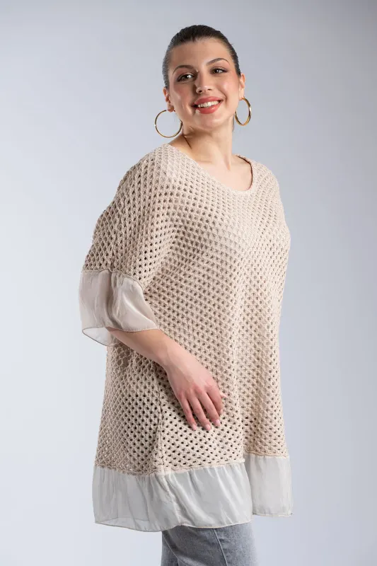 Crochet Blouse C-Through Details 