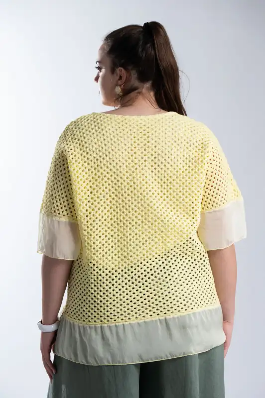 Crochet Blouse C-Through Details 