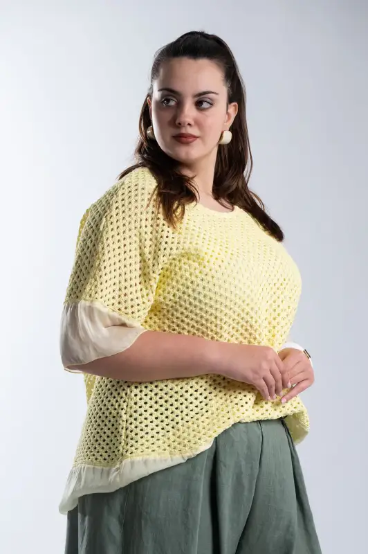 Crochet Blouse C-Through Details 