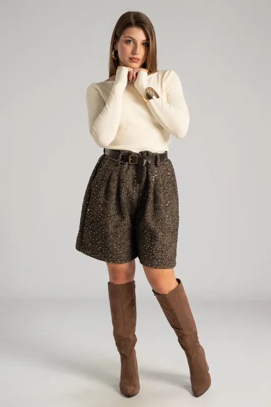 Μπλούζα Crop Νημάτινη