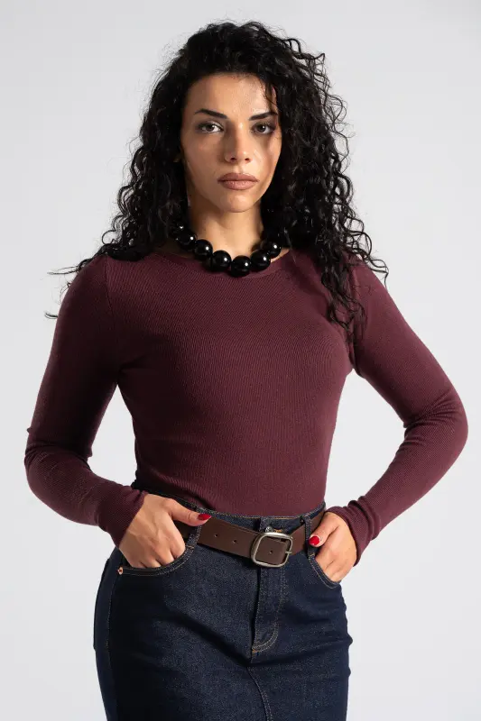 Μπλούζα Crop Νημάτινη