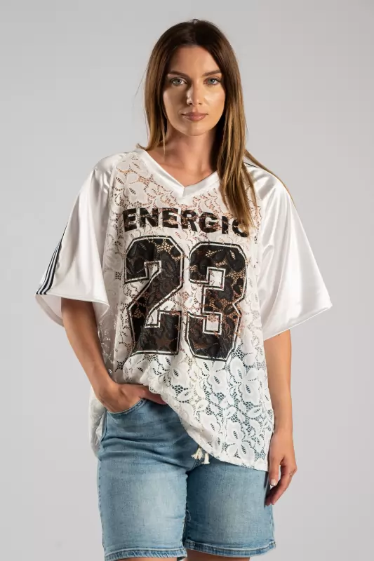 Μπλούζα Δαντέλα Energic