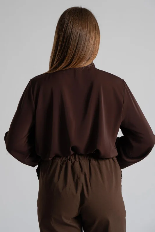 Blouse Tie Neckline