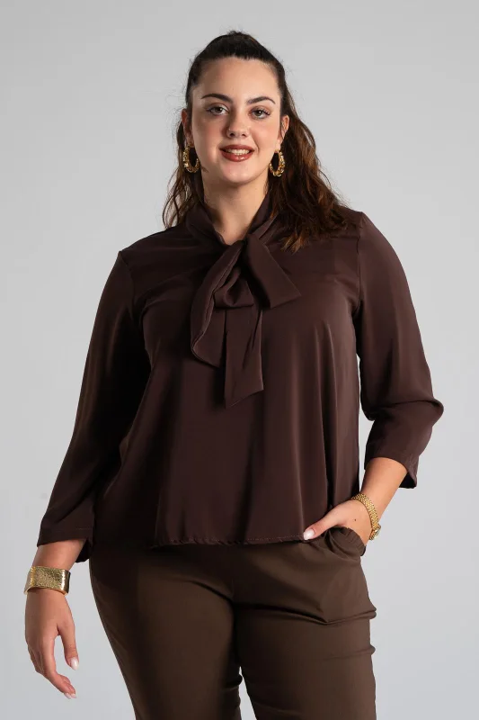 Blouse Tie Neckline