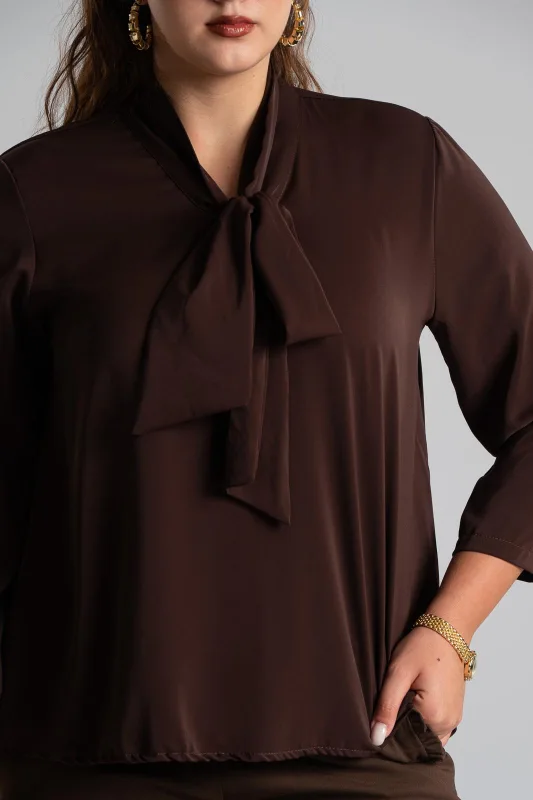 Blouse Tie Neckline
