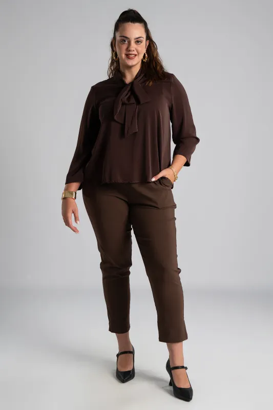 Blouse Tie Neckline