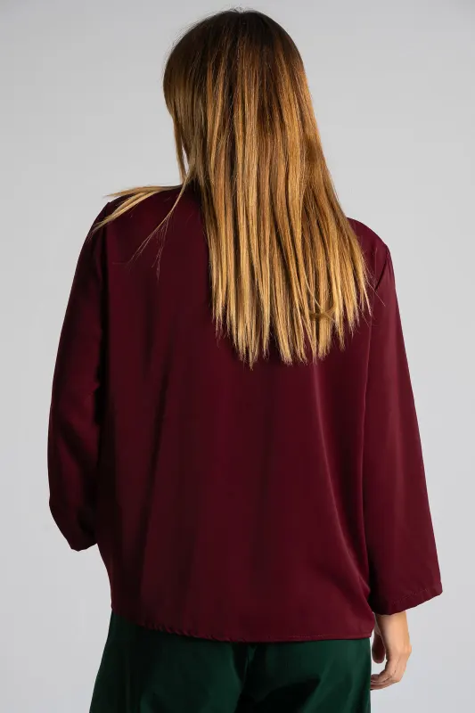 Blouse Tie Neckline