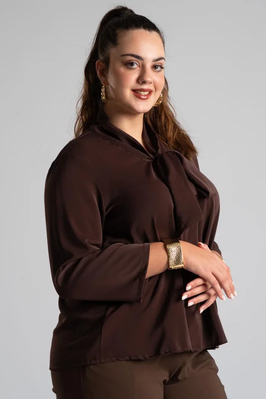 Blouse Tie Neckline