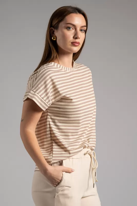 Blouse Double Stripes Blouse