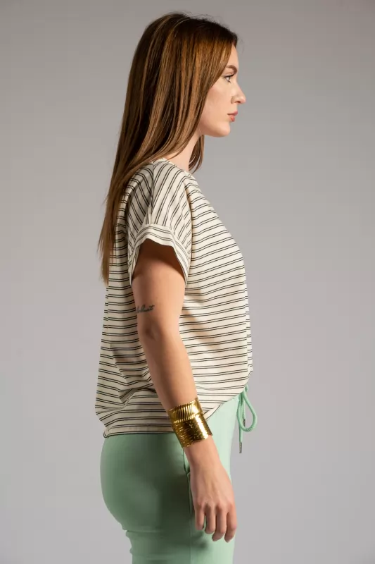 Blouse Double Stripes Blouse
