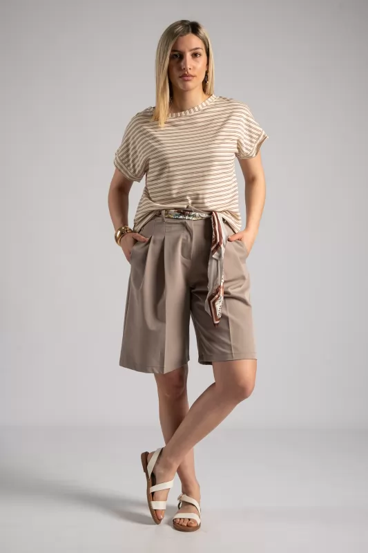 Blouse Double Stripes Blouse