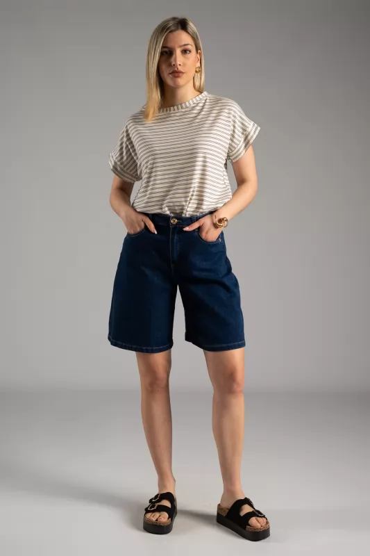Blouse Double Stripes Blouse