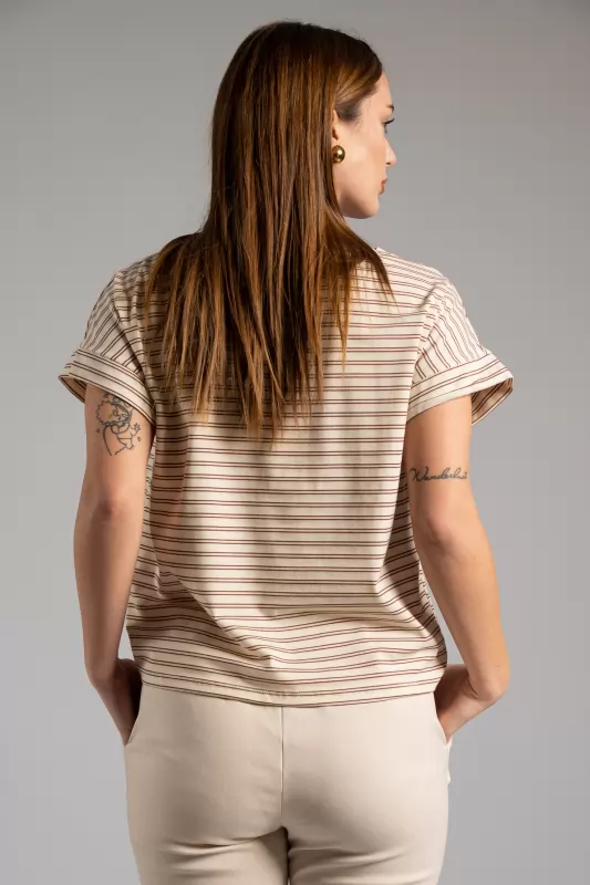 Blouse Double Stripes Blouse