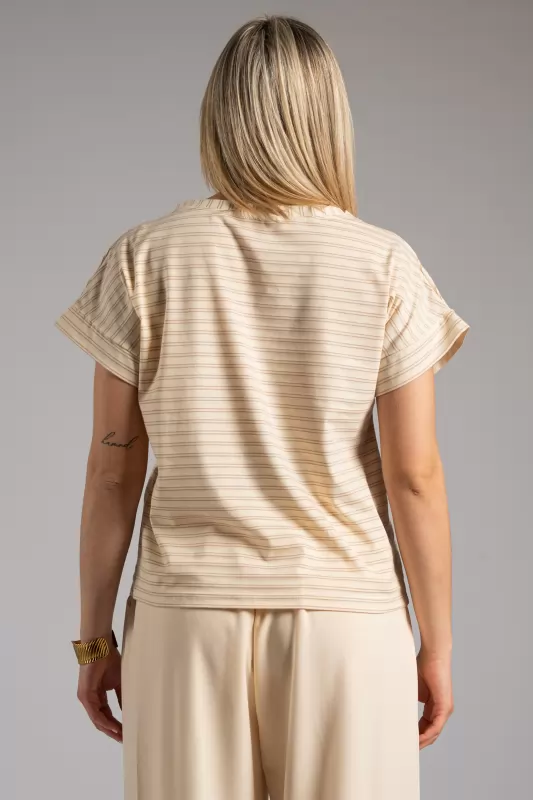 Blouse Double Stripes Blouse