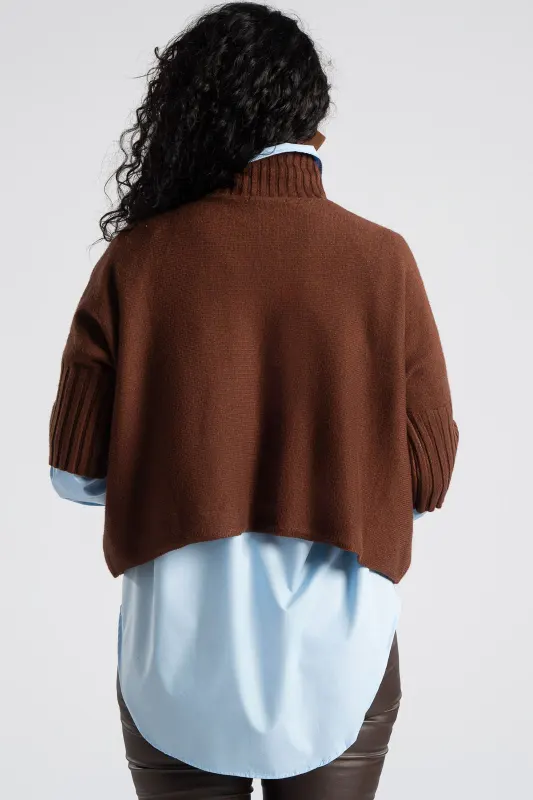 Μπλούζα Έντονα Rib Μανίκια