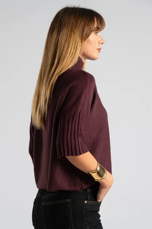 Μπλούζα Έντονα Rib Μανίκια