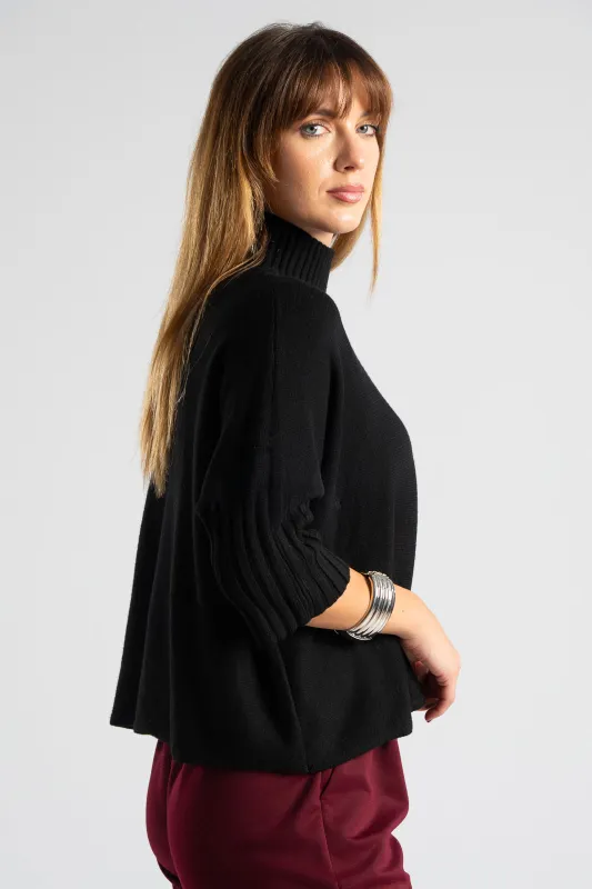 Μπλούζα Έντονα Rib Μανίκια