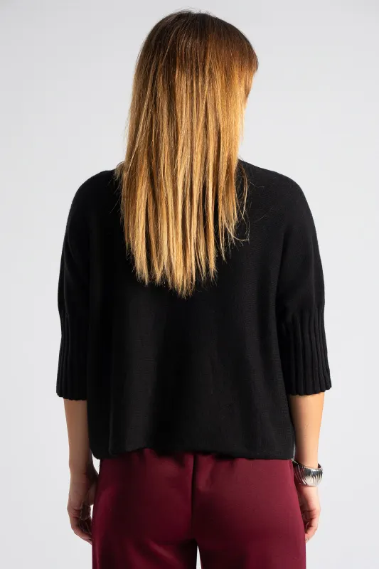 Μπλούζα Έντονα Rib Μανίκια