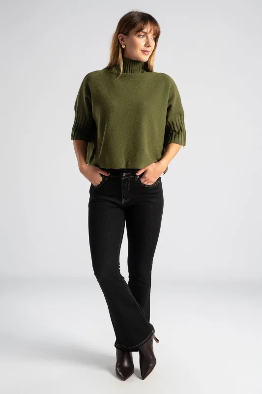 Μπλούζα Έντονα Rib Μανίκια