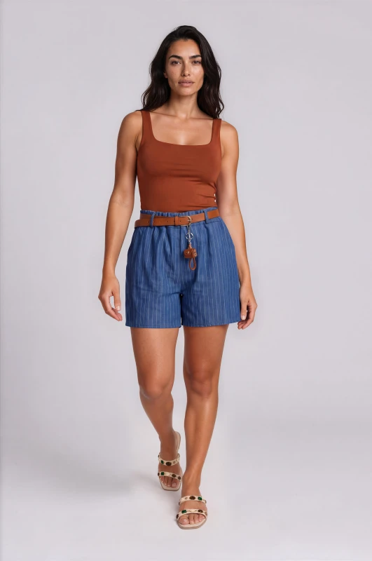 Basic Wide Strap Blouse 