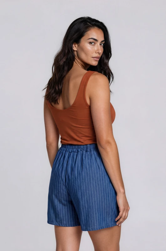 Basic Wide Strap Blouse 