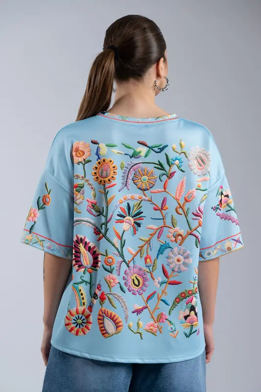 Μπλούζα Floral Boho